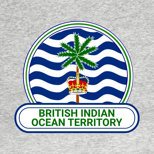 British Indian Ocean Territory Country Badge - British Indian Ocean Territory Flag by Yesteeyear